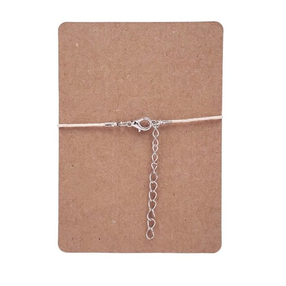 Snowflake Christmas Wish Bracelet Off White String - Picture 3 of 3